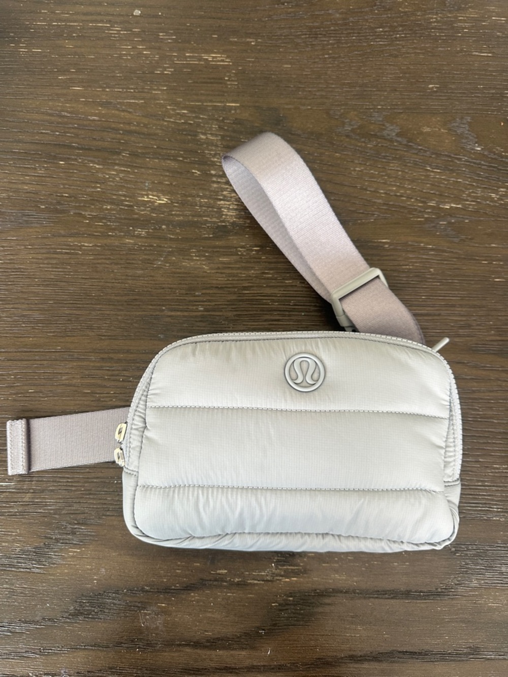 lululemon athletica Light Gray Crossbody Bag